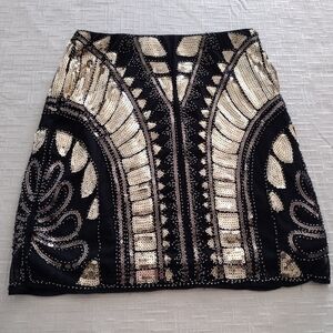 NWT Thread Essential All Over Sequin Mini Skirt Size medium